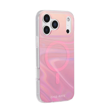 Case-Mate Peach Bubble MagSafe Case for iPhone 17 Pro Max - Iridescent